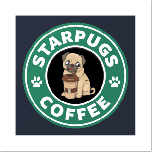 Starpugs Coffee Logo Posters and Art